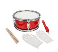 Kisangel 11-Inch Snare Drum for, Red Flashing Single-Tone Music Instrument, Educational Percussion Drum for ’S Music Play and Performance