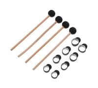 Kisangel 12-Piece Ethereal Drum Finger Cots Set Drumsticks Mute Tips and Noise Reduction Accessories for Ethereal Drum Practice
