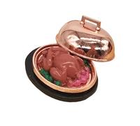 Kisangel 12 Scale Mini Turkey Model Dollhouse Accessory, Play House Decoration Christmas Kitchen Scene, Miniature Chicken Figurine for Boys and