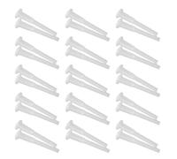 Kisangel 120pcs Balance Ball Plug Yoga Ball Replacement Plug Plastic White Easy Installation Highly Visible for Fitness Sphere and Inflatable Pool, Home Gyms and Studios