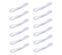 Kisangel 12pcs Adjustable Diaper Buckles Safety Fasteners for Breathable and Comfortable Nursery Supply Flexible for Nappy Fitting