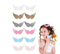Kisangel 12pcs Angel Wings Accessories Craft Wings for Suit Party Decor Embellishments DIY Crafts Costume Random Color