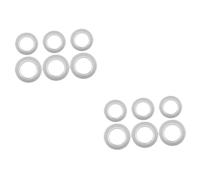 Kisangel 12pcs Bird Cage Accessories House Guards Bird Nest Box Hole Protectors Easy Assembly