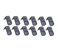 Kisangel 12pcs Childproof Cabinet Locks for Boy Girl Right Angle Drawer Door Latch Easy Installation Prevents Access to Cabinets Toilets Hidden Style Design