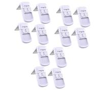 Kisangel 12pcs Childproof Cupboard Locks Safety Locks Hidden Style Suitable for Right Angle Appliances