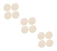 Kisangel 12pcs Cotton Breast Cushion Leakage Pad Washable Breast Pads for Overflow Mat Comfortable Nursing for Moms to Use at Home Hospital