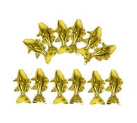 Kisangel 12pcs Goldfish Foil Balloons Playful Under Sea Fish Decorations for Shower Indoor Birthday Party Tropical Sea Animal Centerpieces Easy Inflation