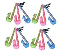Kisangel 12pcs Inflatable Musical Instrument Props for Saxophone Safe for Home School Outdoor Play Party Photo Booth Accessories Boost Creativity and Social Interaction