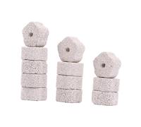 Kisangel 12Pcs Mineral Stone Chew for Hamsters and Animals Durable Teeth Grinding for for Rabbits Guinea Pigs and Rats