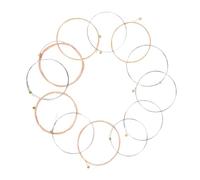 Kisangel 12pcs Phosphor Bronze Strings Guitar Strings for Folk Guitar Replacement