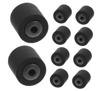 Kisangel 12pcs Pinch Roller Replacement for Cassette Recorder Rubber and Bearing Wheels for Video Equipment Maintenance Easy to Install Versatile Use Audio Devices