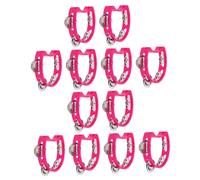 Kisangel 12pcs Plastic Hand Tambourine with Jingle Bells for Adults Handheld Percussion Instrument for Rhythm Practice Educational Music Easy to Clean Party Entertainment