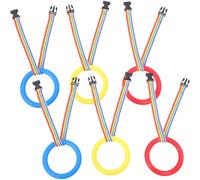 Kisangel 12pcs Preschool Walking Rope with Wear-resistant Handles Kindergarten Transition Rope for Leash for Outdoor Safety and Crowd Control Circular Design for Teachers and Group Outings
