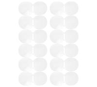 Kisangel 12Pcs Table Tennis Paddle Protective Film Double-Sided Thick Adhesive Racket Surface Cover for Paddle Rubber Protection in Training and Competition