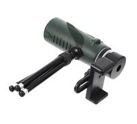 Kisangel 12x50 Lightweight Monocular Telescope with High Power and Nightwatching Features, Abs and Glass Material, for Camping and Wildlife Observation with Aluminum Tripod and Smartphone
