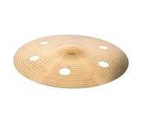 Kisangel 14 Inch Trash Crash Cymbal with Holes for Drum Kit, Lightweight Alloy Construction, Bright Sound with Fast Attack and Short Decay, for Jazz and Playing Environments
