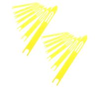 Kisangel 14pcs Plastic Net Weaving Shuttles Fishing Net Fixing Tool Repair Kit Portable for Freshwater Use