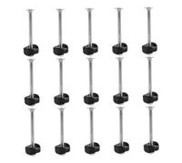 Kisangel 15 Sets Trampoline Hardware Accessories Loose Long Screws Bolts for Enhanced Stability Easy Installation Compatible with Various Models for Replacement and Repair