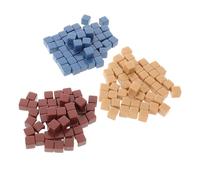 Kisangel 150pcs Blank Six-sided Acrylic Dice Cubes for Teaching Math and DIY Classroom Games Lightweight Portable Cubes for Educational Activities and Group Learning