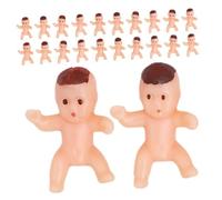 Kisangel 150pcs Mini Plastic Boy Girl Figurines Tiny Shower Table Scatter Decorations Compact Multi-colored Party Favors for Girl Shower Supplies