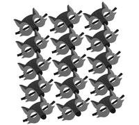 Kisangel 15pcs Jungle Animals Masks Soft Nonwoven Half Face Wolf with Adjustable Strap Comfortable Fit for Boy Girl Dress Up Halloween Cosplay Storytelling Party School Plays