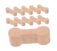 Kisangel 15pcs Wooden Train Track Connectors DIY Model Accessories Secure Rail Buckles for Creative Layouts Compatible with Major Wooden Railway Brands
