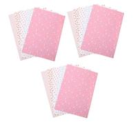 Kisangel 15sheets Doll House Wallpaper Stickers Mini Peel Stick Decor for Living Room Bedroom Easy to Apply Removable Adhesive Wall Stickers Cute Accessories for Scale Dollhouse