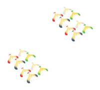 Kisangel 16 pcs Balanced Eagle Educational Gravity Birds Learning Physics Desktop Display Challenge Curiosity and Imagination Development