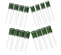 Kisangel 16pcs Electric Guitar Bass Tone Capacitors Guitar Replacement Capacitor Set Easy to Install Plastic and Metal Materials Lightweight Musical Instrument Accessories