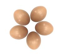 Kisangel 16pcs Plastic Chicken Eggs for Painting Practice Lifelike Simulation DIY Art Eggs Suitable for Pretend Play and Artistic Creation for Easter Crafts and Painting Skills
