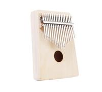 Kisangel 17-key Wooden Kalimba Thumb Piano Diy Painting Set, Finger Musical Instrument for Beginners and Adults, Portable Handcrafted Music Instrument for Creative Art