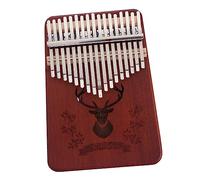 Kisangel 17 Thumb Piano Starter Kit Solid African Instrument for Beginners and Professionals Easy to Learn Finger Piano with Sound for All Ages