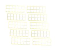 Kisangel 180Pcs Transparent Adhesive Pads for Soundproof Foam Panels Removable Double-sided Tape with Profile Clear Vibration Damping Tape for Acoustic Panel Wall Mounting