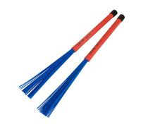 Kisangel 1Pair Durable Snare Drum Wire Brushes with Retractable Handle Practical Drum Brush for Jazz and Rock for Beginners and Youth Bands Easy to Carry and Store