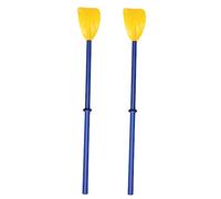 Kisangel 1pair Portable Detachable Kayak Paddle Plastic Boat Oars for Canoeing and Water Sports Lightweight and Durable for Inflatable Boats and Outdoor Activities