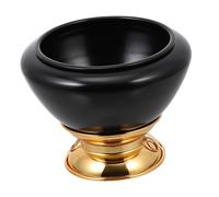Kisangel 1pc Black Meditation Singing Bowl Multipurpose Therapy Bowl for Yoga Mindfulness for Home Decoration Relaxation Unique Artistic Atmosphere