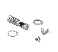 Kisangel 1pc Durable Silver Guitar Tremolo Arm Socket for Electric Guitar Bridge System Easy to Install Replacement Accessory Convenient for Guitarists
