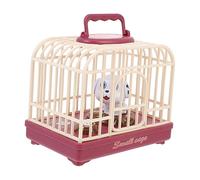 Kisangel 1Pc Mini Voice Control Dog Cage for Interactive Electric Plaything Material Safe and Fun Stimulating Sounds and Movements for Early Development