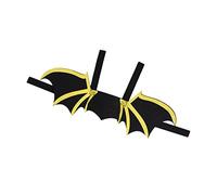Kisangel 1Pc Pet Cat Dog Costume Bell Halloween Cat Bat Wings for Party Decoration