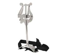 Kisangel 1pc Portable Euphonium Music Stand Silver Multifunctional Score Rack for Rehearsal and Performance Durable and Practical Music Accessory for Musicians