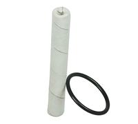 Kisangel 1PC Silver Singing Bowl Percussion Stick Durable Leather Knocking for Sound Therapy Accessory for Buddha Musical Instruments Comfortable Slip Handle present for Music Lovers