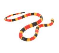 Kisangel 1PC Simulated Coral Snake Ornament Realistic Plastic Reptile Model for Home Stylish Wildlife Desk Adornment Safe Design