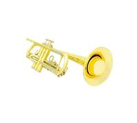 Kisangel 1Pc Trumpet Practice Mute Abs Silencer for Trumpet Lightweight Design for Reducing Volume for Musicians Students