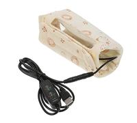 Kisangel 1pc USB Milk Warmer Cover Portable Heated Sleeve for Bottles Insulated Design with Visual Scale for Cold Weather Temperature Retaining for Nutrient Preservation