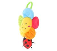 Kisangel 1pcs Crib Hanging Toy Detachable Flower Musical Mobile for Boy Girl Stroller Crib Decor Engaging Sensory Plaything to Enhance Cognition Grip Development