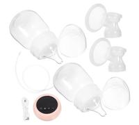 Kisangel 1Set Automatic Silent Electric Milk Extractor Pump Dual Sided Design for Comfortable Use for Mothers Efficient Breastfeeding Aid Easy to Clean and Portable