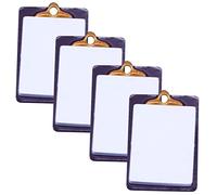 Kisangel 1set Dollhouse Models House Decorations Simulated Clipboard Model Photo Prop Phone Supply Miniature Writing Board Mini School Things Doll House Accessory Alloy 4pcs