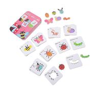 Kisangel 1set Early Education Puzzle Toys for Boys and Girls Puzzle Shadow Matching Game Interactive Toy Bright Colors for Cognition