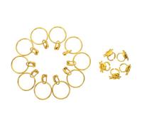Kisangel 1Set Pirate Skull Earrings Rings Halloween Accessories Vintage Decorative Rings Ear Pendants for Themed Parties Cosplay and Carnival Decorations