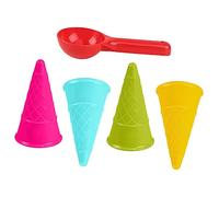 Kisangel 1Set Sand Outdoor Sand Spoons and Cartoon Molds for Beach Fun Safe and for Boys for Digging and Playing
